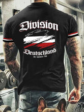 Herren Division Deutschland gedruckt T-Shirt zartstils